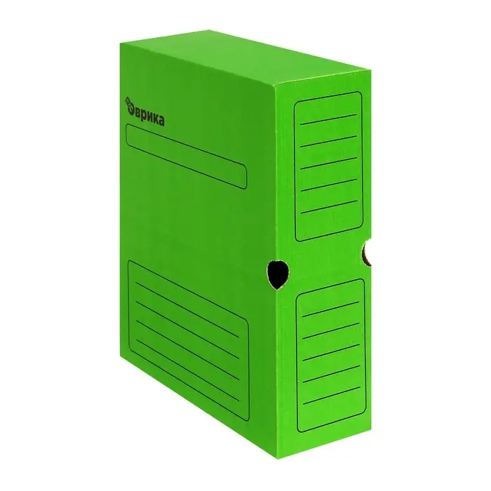 Короб архивный с клапаном А4 Calligrata, 100 мм, микрогофрокартон, до 900 листов, зеленый Короб архивный с клапаном А4 Calligrata, 100 мм, микрогофрокартон, до 900 листов, зеленый