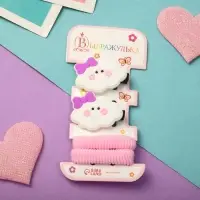 Набор для волос "Ариадна" (2 резинки, 2 зажима) облачко Набор для волос "Ариадна" (2 резинки, 2 зажима) облачко