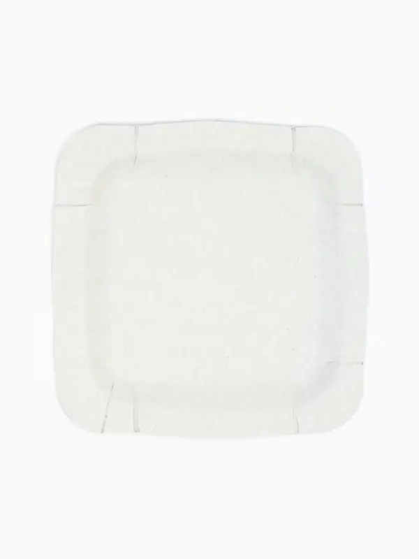 МП Тарелка одноразовая бумажная квадратная Happy Birthday, 21 см (10 шт.)