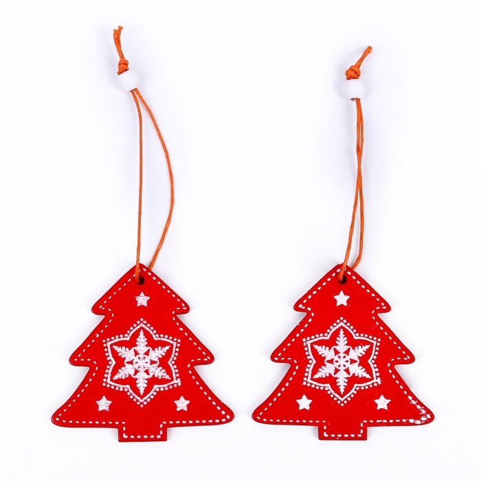 Набор подвесок «Ёлочки», 2 шт. Набор подвесок «Ёлочки», 2 шт.