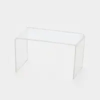 Подставка ступенька одинарная, 10.5&times;6&times;6 см, оргстекло 2 мм