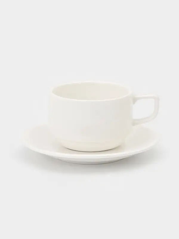 Чайная пара Magistro "Бланш" чашка штабель 220 мл