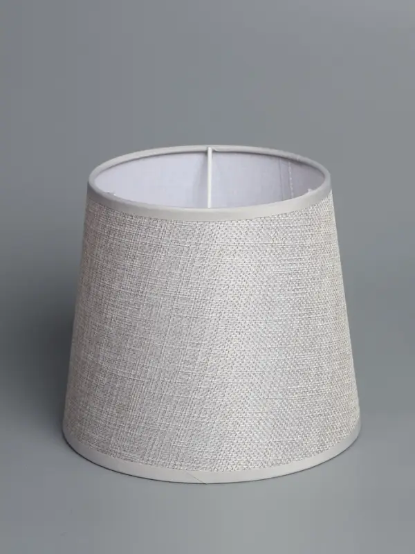 Абажур BayerLux &laquo;Кантри. Рогожка&raquo;, E27 или E14, светло-бежевый, 18&times;18&times;15.5 см