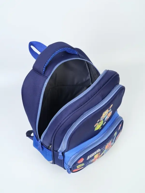 Ранец с эргономичной спинкой текстильный "Пиксели"