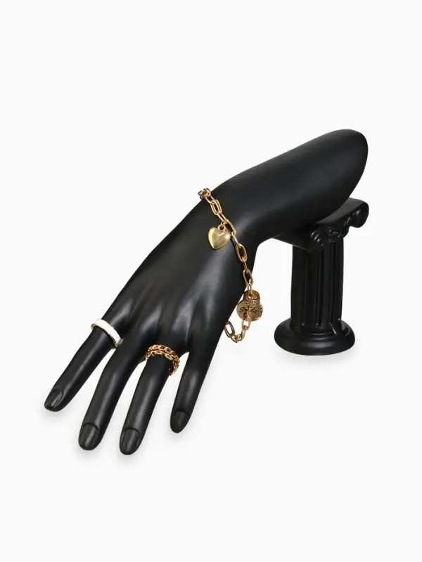 Подставка для украшений &laquo;QF. Рука&raquo;, 10.5&times;23.5&times;13 см, чёрная