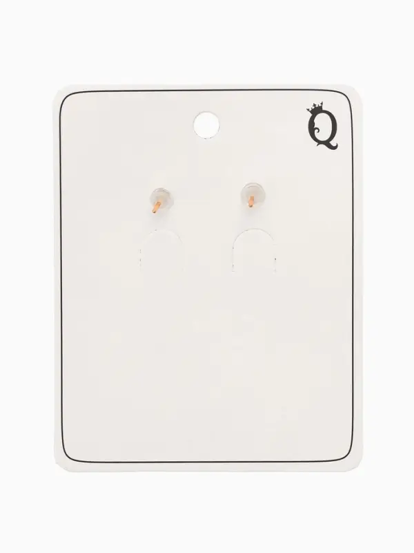 Серьги &laquo;Сердечная вишня&raquo;, красные в золоте