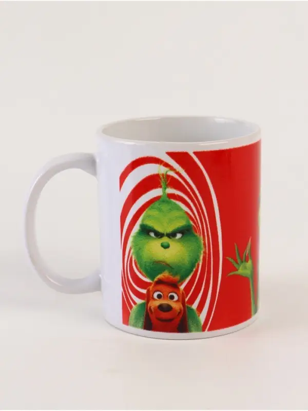 Кружка новогодняя сублимация 320 мл, Гринч Кружка новогодняя сублимация 320 мл, Гринч