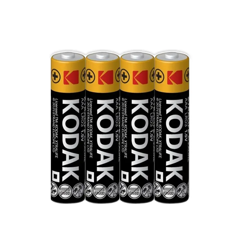 Батарейка Kodak XTRALIFE LR03 AAA shrink 4 Alkaline 1.5V (4/60/1200/38400)