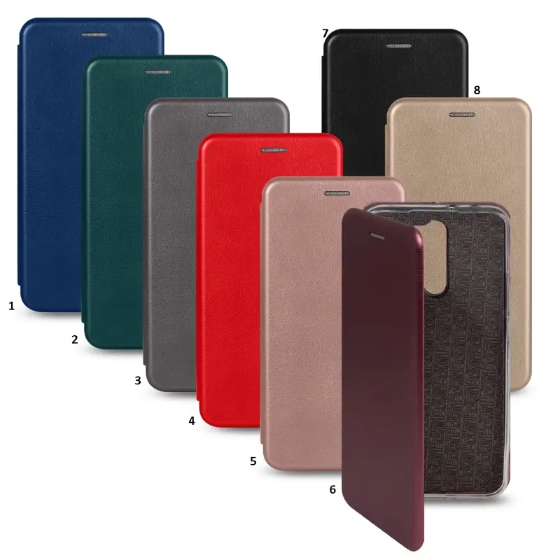 Чехол-книжка Xiaomi Redmi 9 цвета в ассортименте Чехол-книжка Xiaomi Redmi 9 цвета в ассортименте