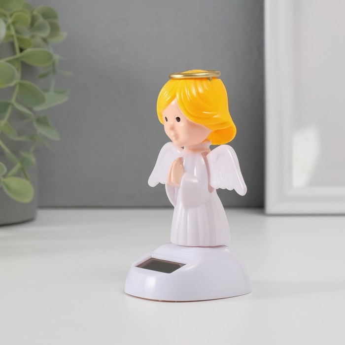 Маятник пластик от солнечной батареи "Ангел" 10,5х6х8 см