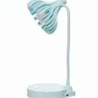 Лампа настольная RISALUX &laquo;Санди&raquo;, светодиодная, USB, АКБ, синяя, 11.7&times;14.5&times;18 см