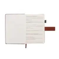 Ежедневник недатированный формат А5, с хлястиком, 128л, линия, пвх, Коричневый Ежедневник недатированный формат А5, с хлястиком, 128л, линия, пвх, Коричневый