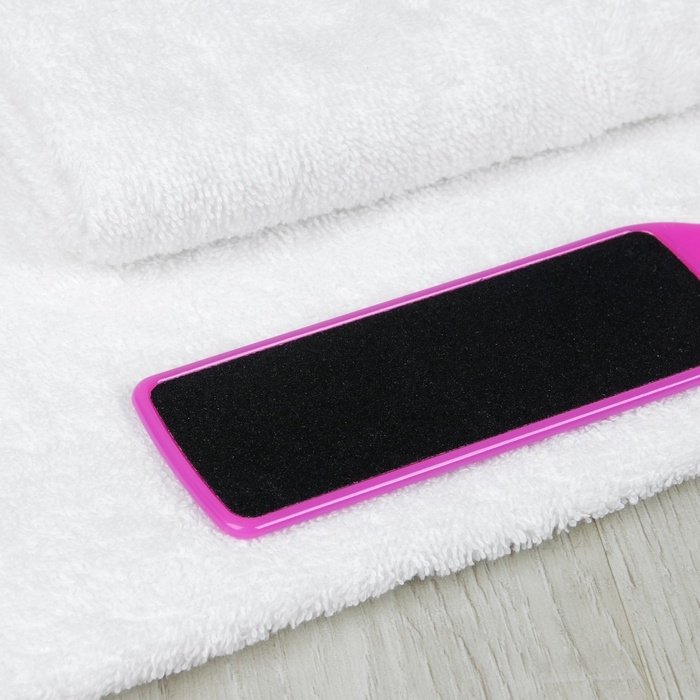 Пилка для пяток, наждачная, двусторонняя, 23 см, МИКС Пилка для пяток, наждачная, двусторонняя, 23 см, МИКС