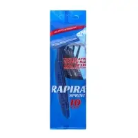 Бритвенные станки одноразовые Rapira Sprint, 2 лезвия, 10 шт.