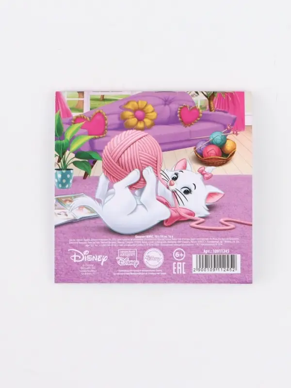 Блокнот 10х10см, 16 л МИКС "Принцессы"