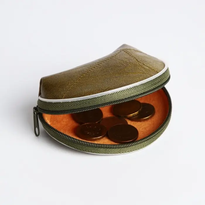 Кошелёк монетница женская на молнии, цвет МИКС Кошелёк монетница женская на молнии, цвет МИКС