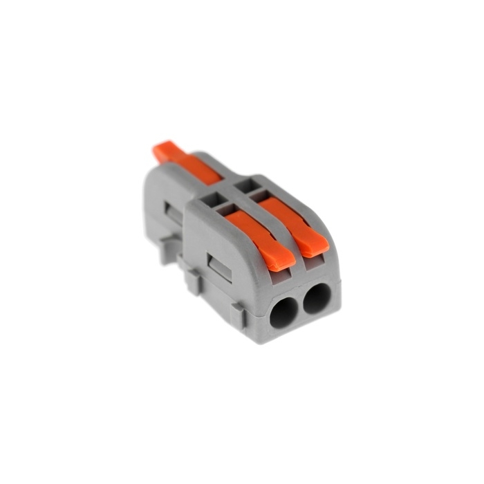 Клемма электрическая проходная, комбинируемая, 32А, 0,2-4 мм2, 1 ввод 2 вывод, набор 10 шт Клемма электрическая проходная, комбинируемая, 32А, 0,2-4 мм2, 1 ввод 2 вывод, набор 10 шт