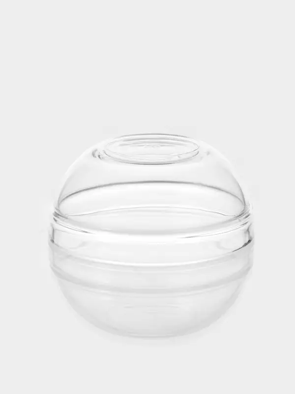 Набор салатников Paşabah&ccedil;e Chef's, 1 л, d=17.2 см, 2 шт., с пластиковой крышкой, стекло, прозрачный