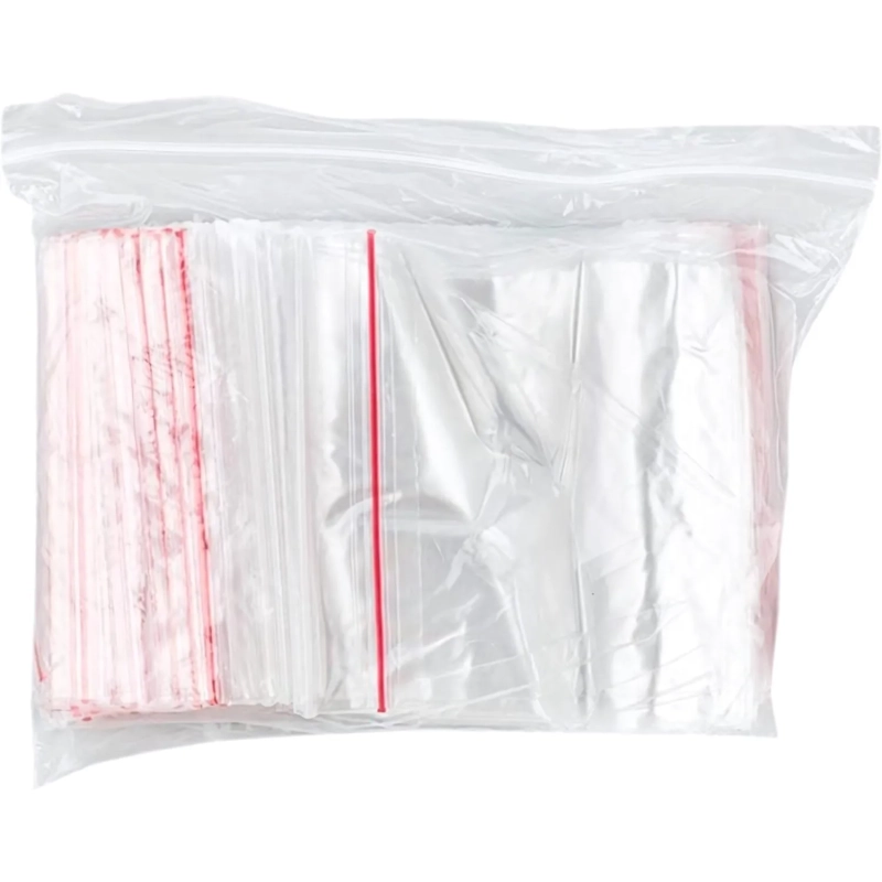 Пакет с замком (Zip Lock) 7х10 см,&nbsp; 32 мкм, 100 шт/уп