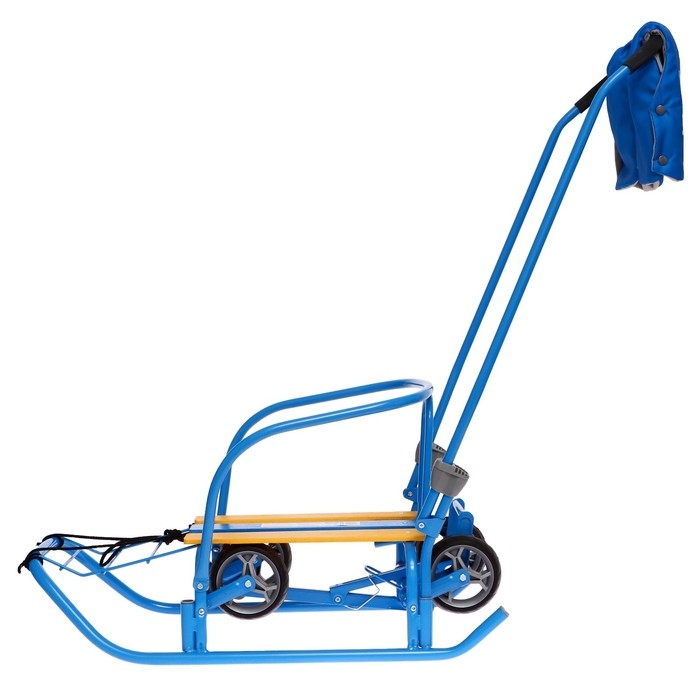 Санки «Ветерок 7 универсал», с рукавичками, цвет голубой Санки «Ветерок 7 универсал», с рукавичками, цвет голубой