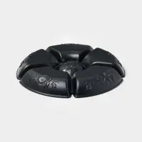 Менажница глубокая, 6 секций, d 28 см, цвет черный