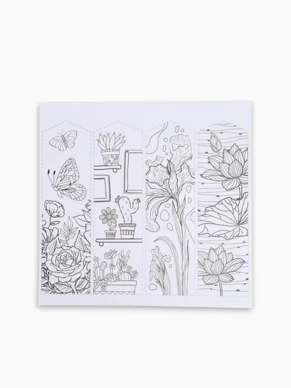 Раскраска - антистресс, альбом &laquo;Цветочное наслаждение&raquo; 20 стр.