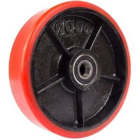 Колесо для тележки полиуретан 200х50мм с подш для тележек гидравлич 1001405