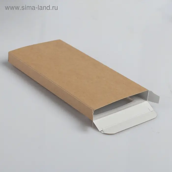 Подарочная коробка под плитку шоколада, крафт с окном, 17,1 х 8 х 1,4 см Подарочная коробка под плитку шоколада, крафт с окном, 17,1 х 8 х 1,4 см