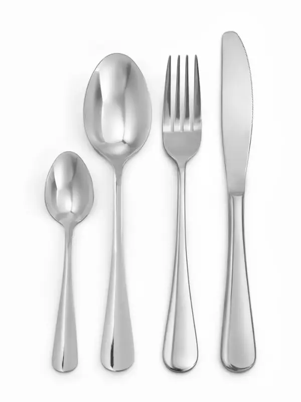 Набор столовых приборов &laquo;Водопад&raquo;, 24 предмета, на подставке, нержавеющая сталь, серебристый
