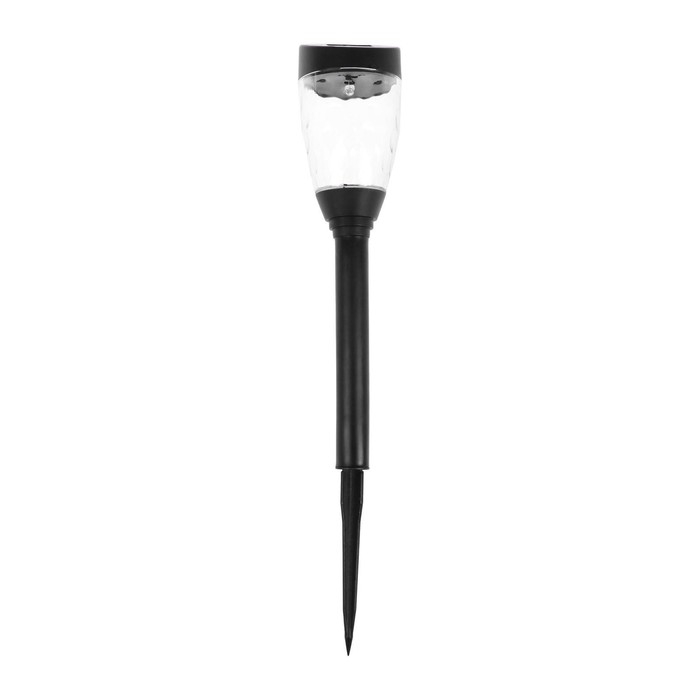 Садовый светильник на солнечной батарее «Трапеция скошенная», 6 × 36 × 6 см, 1 LED, свечение белое