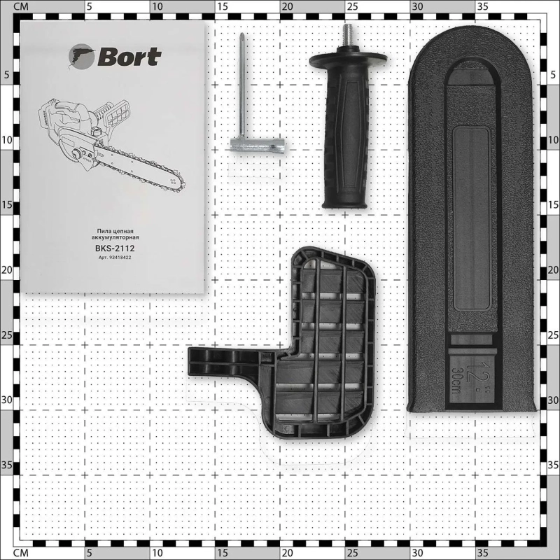 Пила цепная аккумуляторная BORT BKS-2112 без АКБ и ЗУ (93418422)