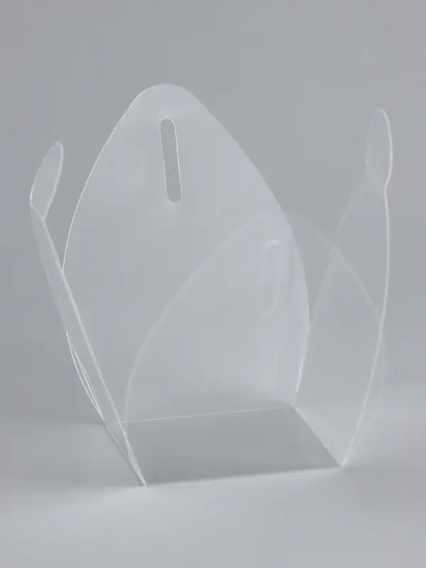 Складная прозрачная коробка из PVC, для упаковки подарков, 4.5×4.5×4.5 см Складная прозрачная коробка из PVC, для упаковки подарков, 4.5×4.5×4.5 см