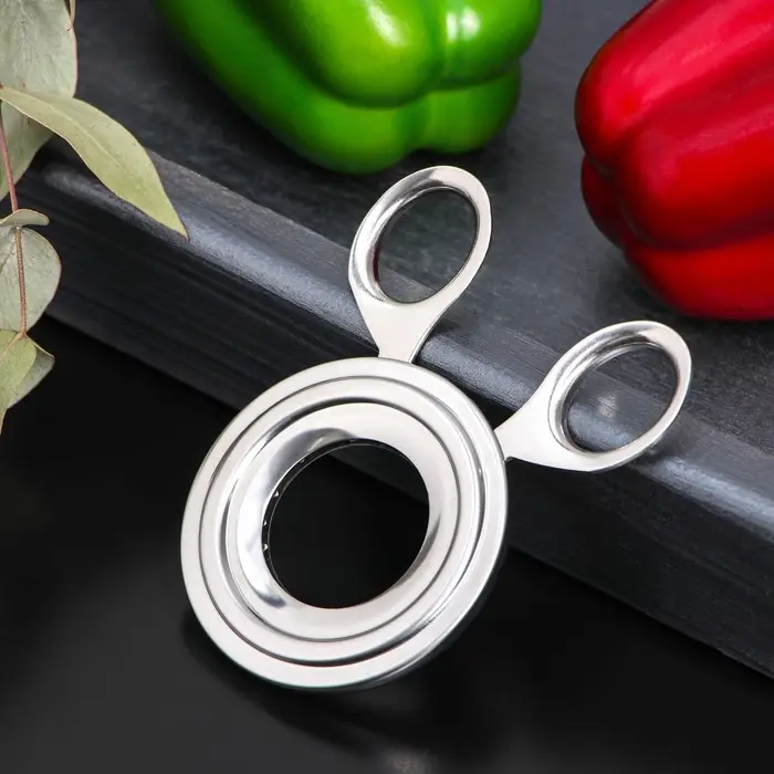 Ножницы для яиц Доляна, 10×8×0,7 см, диаметр отверстия 3,3 см, нержавеющая сталь Ножницы для яиц Доляна, 10×8×0,7 см, диаметр отверстия 3,3 см, нержавеющая сталь