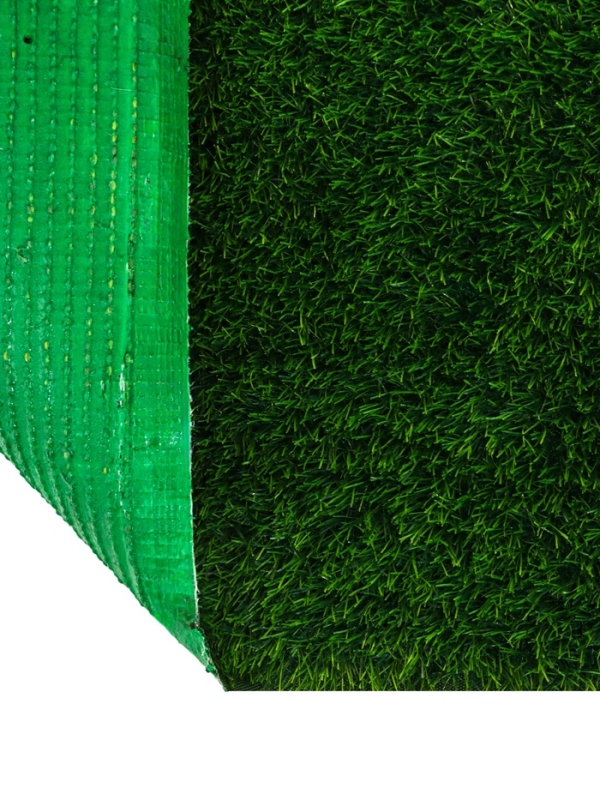 Газон искусственный, с проклейкой, высота 4см, 15иг, 2 х 25 м, зеленый,  Газон искусственный, с проклейкой, высота 4см, 15иг, 2 х 25 м, зеленый, "Greengo"