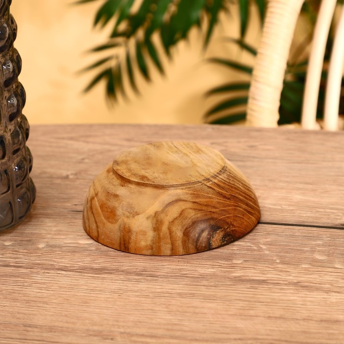 Набор тарелок 5 штук, тиковое дерево Набор тарелок 5 штук, тиковое дерево