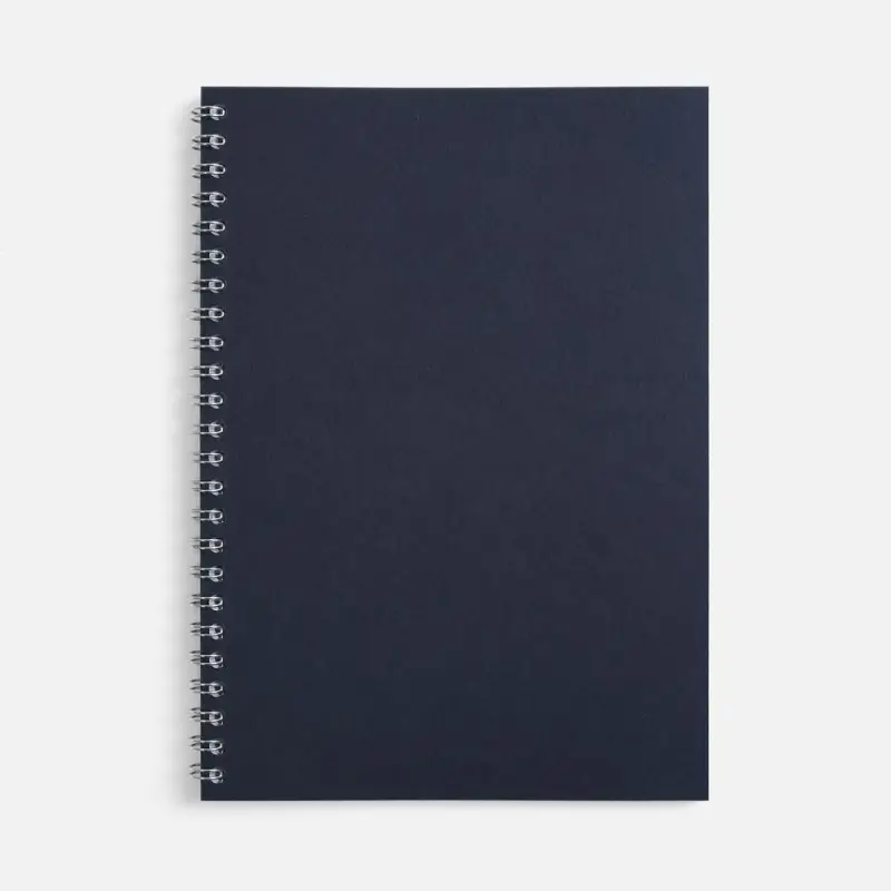 Блокнот Salvador в клетку, темно-синий