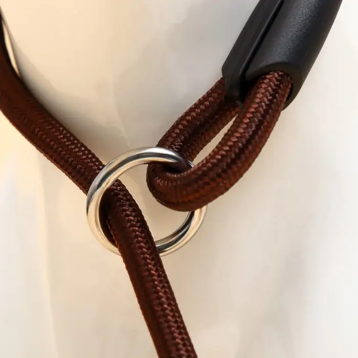 Ринговка для собак, 130&times;0.6 см, коричневая