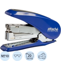 Степлер Attache Selection MSBL1020 (№10)  до 20лис,энергосбер,металл,син