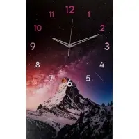 Часы-картина настенные интерьерные &laquo;Горы&raquo;, бесшумные, 35&times;60 см
