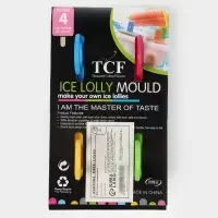 Форма для мороженого Доляна &laquo;Симпл&raquo;, 12.5&times;7&times;10 см, 4 ячейки, 50 мл, пластик, прозрачная