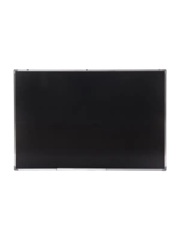 Доска магнитно-маркерная Calligrata, 100&times;150 см, черная, с полочкой, в алюминиевой рамке