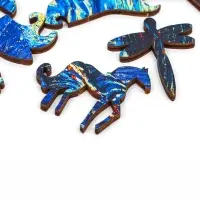 Пазл деревянный фигурный Puzzle &laquo;Винсент Ван Гог. Звёздная ночь&raquo;, 126 элементов