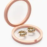 Подставка для украшений &laquo;QF. Круг&raquo;, 11.5&times;11.5&times;4.5 см, розовая