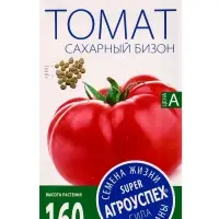 Семена Томат &laquo;Сахарный бизон&raquo; высокорослый, средний, 0.1 г