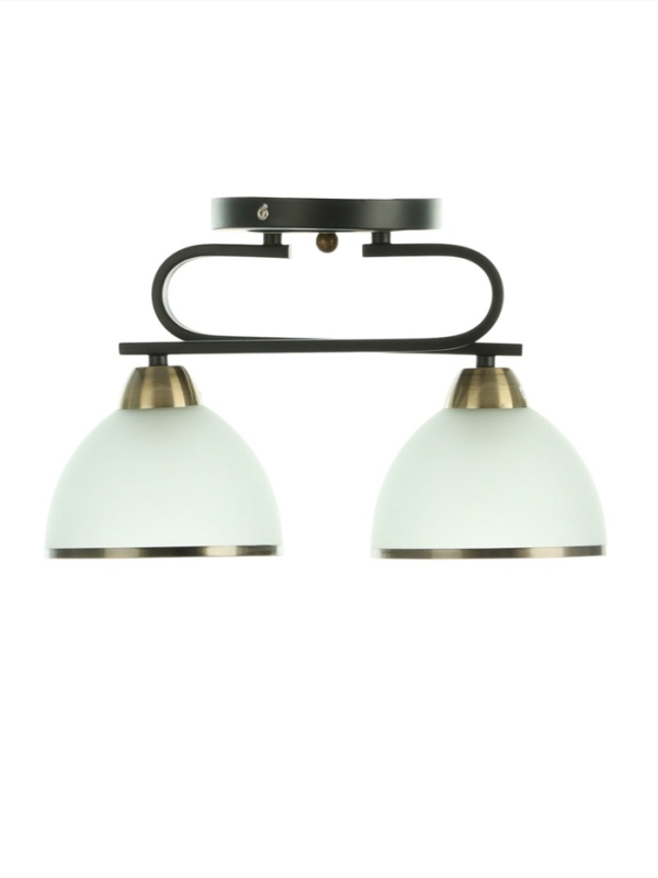 Люстра Люстра "Рендо" 2хЕ27 40Вт черно-бронзовый 44х15х23 см