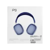 Наушники беспроводные, полноразмерные, P9, Bluetooth 5.0, с микрофоном, Jack 3.5 мм 150 мАч, синие