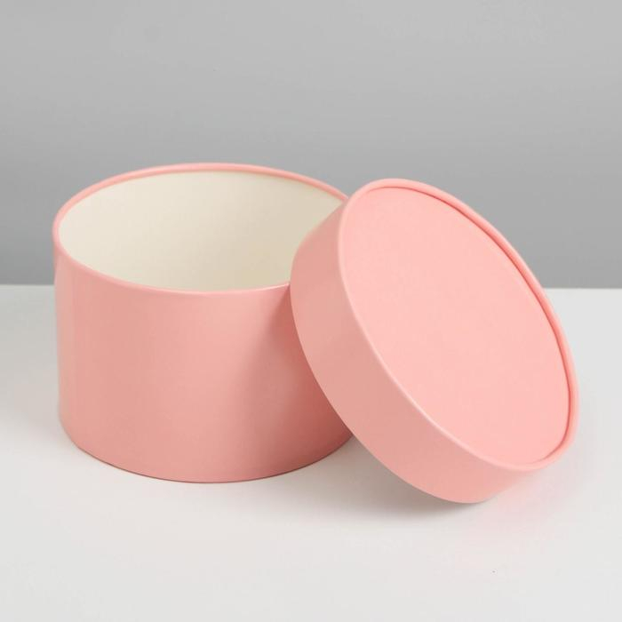 Набор шляпных коробок 3 в 1 розовый, упаковка подарочная, 16 х 10, 14 х 9, 13 х 8,5 см Набор шляпных коробок 3 в 1 розовый, упаковка подарочная, 16 х 10, 14 х 9, 13 х 8,5 см