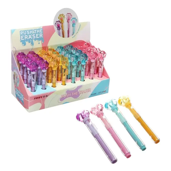 Ластик фигурный выдвижной Ластик фигурный выдвижной "Лапка", МИКС