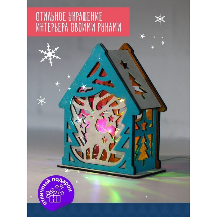 Декорирование   Декорирование  "Настольный фонарь. Волшебный олень."