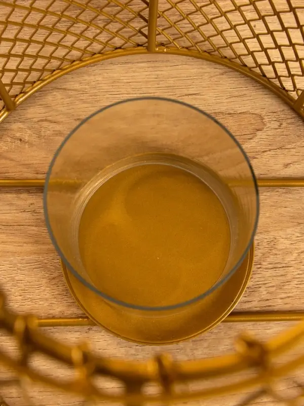 Подсвечник фонарь со стеклянной колбой 20х20х26 см, d 10 см, металл, цв. золото Подсвечник фонарь со стеклянной колбой 20х20х26 см, d 10 см, металл, цв. золото